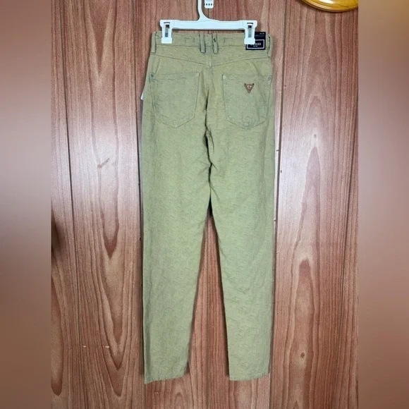 Guess High Rise Cube Yellow Skinny‎ Jeans - Picture 4 of 6